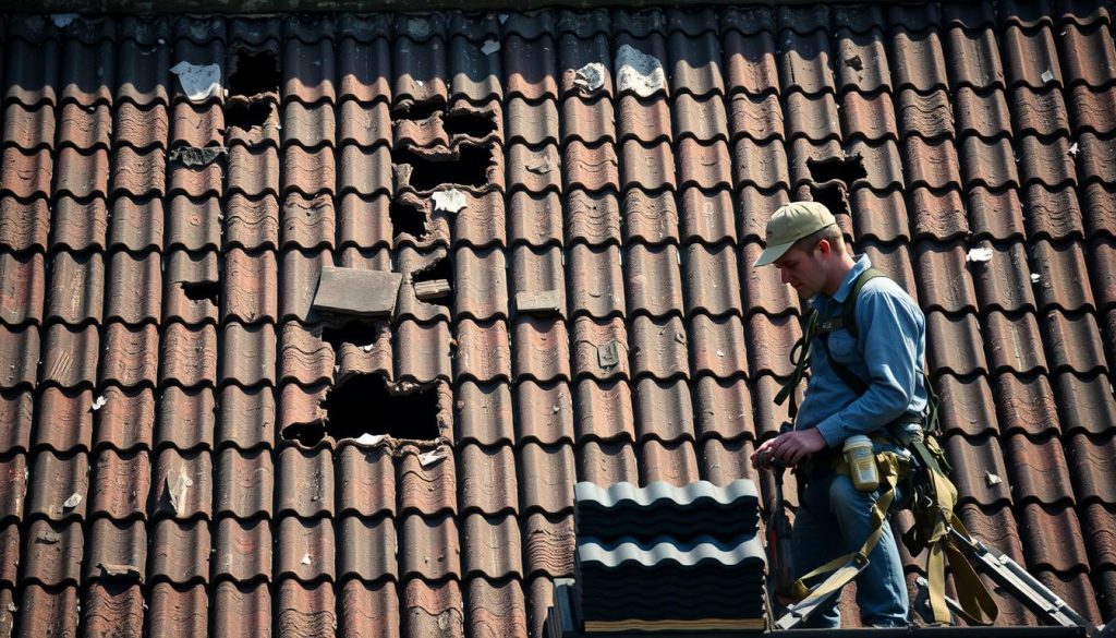 Daklekkage reparatie