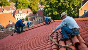 Dakpannen leggen Heerenveen