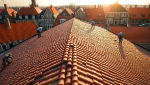 Dakpannen leggen Kampen