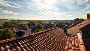 Dakpannen leggen Wageningen