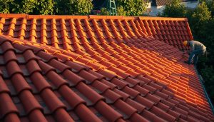 Dakpannen netjes leggen