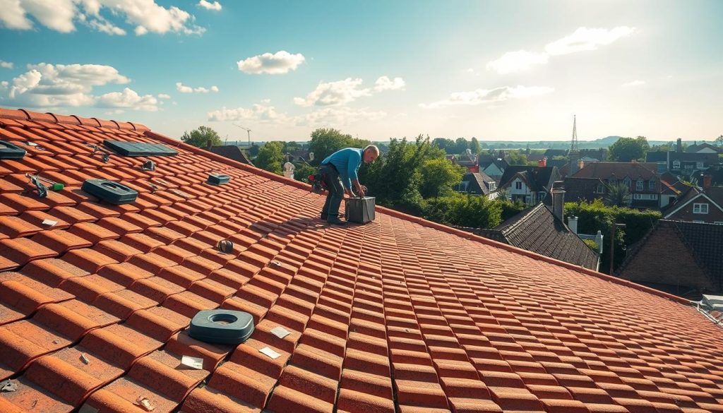 Stappen dakrenovatie