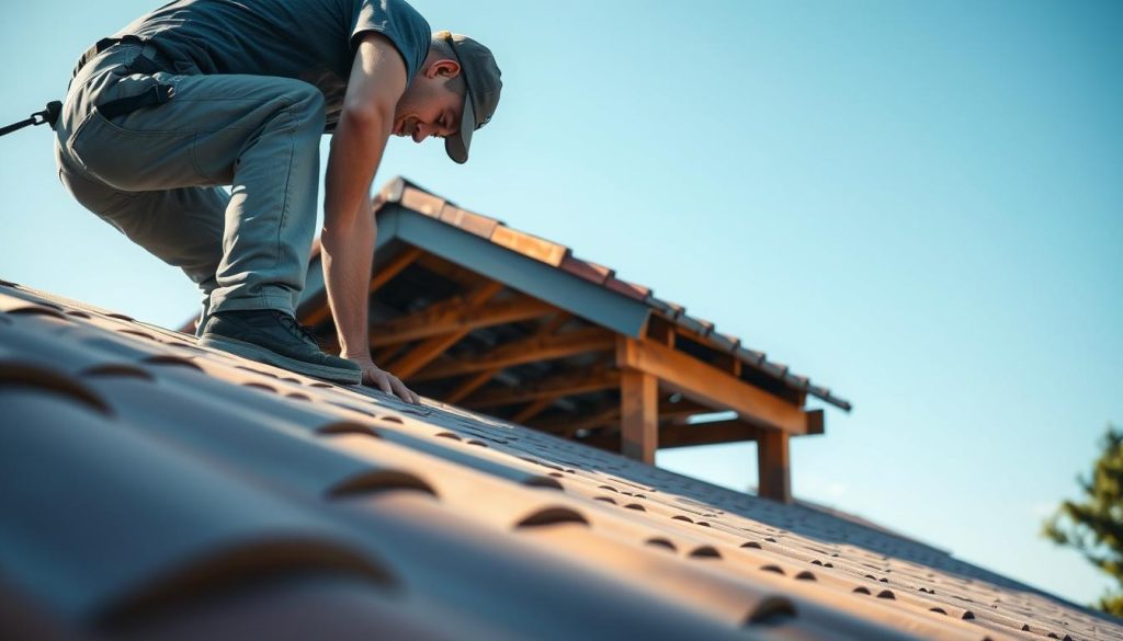 Voorbereiding van het dak Voorbereiding van het dak