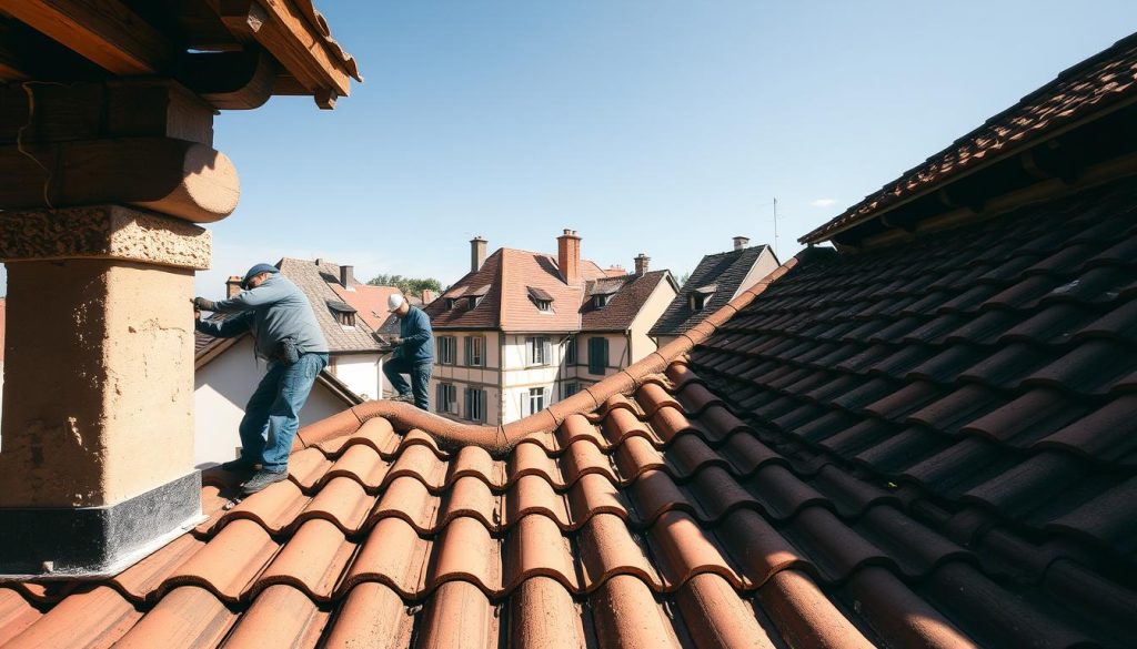 dakpannen leggen proces